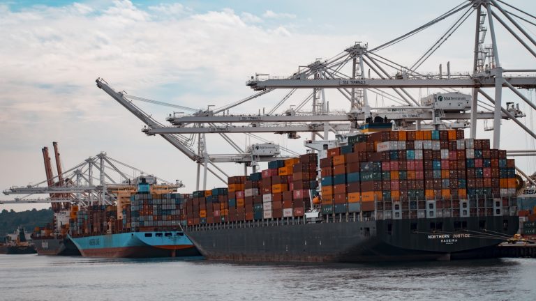 Strait of Hormuz shipping route for UAE trade and re-export